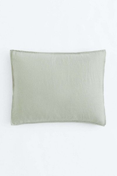 H&M Washed linen pillowcase