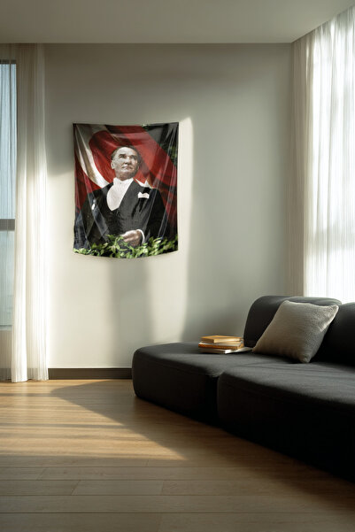 Medi Home Mustafa Kemal Atatürk Duvar Halısı Duvar Örtüsü