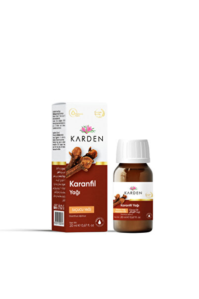 Karden Karanfil Yağı 20 ML – Güçlü Aromasıyla Doğal Bakım | Yoğun Karanfil Es...
