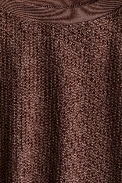 H&M Textured-knit T-shirt