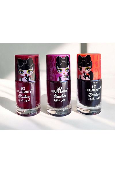 HULIABEAUTY Tint Cheek & Lip Stain - 3 Permanent Shades