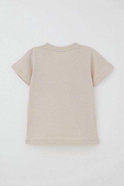 Breeze Baby Boy Shorts Set Cute Friends Printed 9 Months-3 Years, Beige