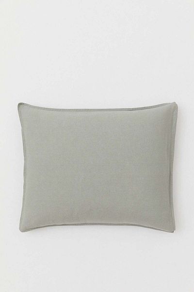H&M Washed linen pillowcase