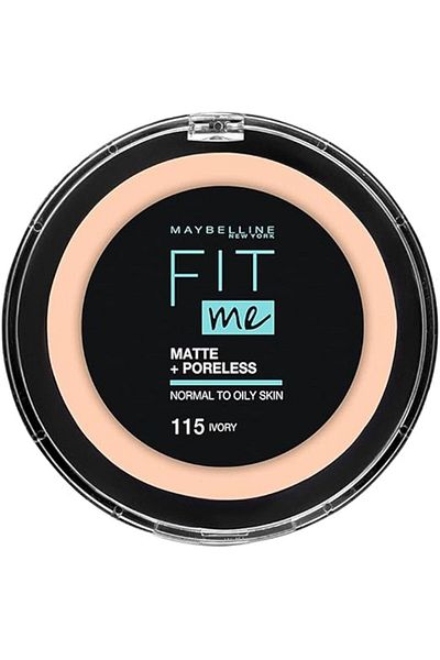 LEADING LINES Maybelline New York Fit Me Matte & Poreless Face Powder, 115 Ivory, 12g