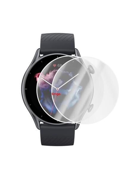 Engo Amazfit Gtr 3 Saat Ekran Koruyucu Tam Kaplama Tpu Film 2 Adet