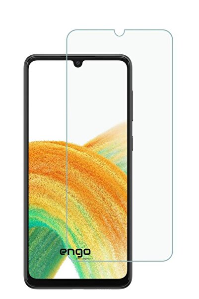 Engo Samsung Galaxy A33 5G İle Uyumlu Ekran Koruyucu 9H Temperli Kırılmaz Esn...