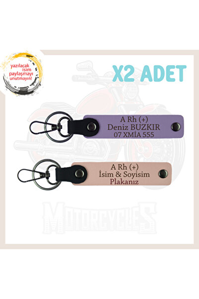 Asortishey Special Production 2-Piece Keychain with Special Name Plate and Bl...