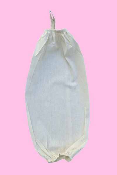 Emtory Home Linen Bag Holder - Plain Double Sided Elastic Practical Bag Holder -