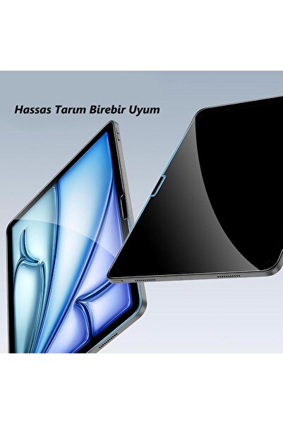 Engo Apple iPad Air 13 İnç Ekran Koruyucu 9H Kırılmaz Esnek Nano Cam, HD Şeffaf Tablet Koruma M4 M3 M2 İle Uyumlu