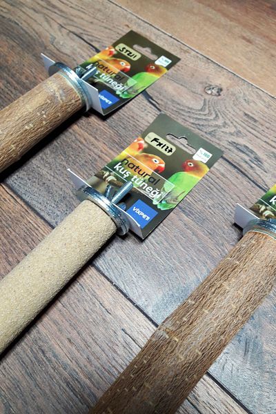 Vixpet 3 Pieces Parrot Perch Set - Sand Perch |   Macaw, Cockatoo, Jako, Amazon, Eklektus, Alex - M419