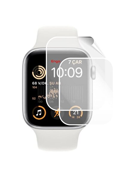 Engo Apple Watch Se 44 Mm Screen Protector Transparent Tpu Film 2 Pieces