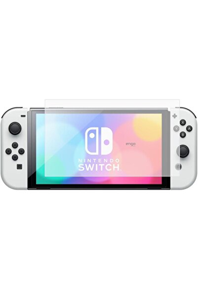 Engo Nintendo Switch OLED 7 inç Uyumlu Mat Ekran Koruyucu Oyun Konsolu