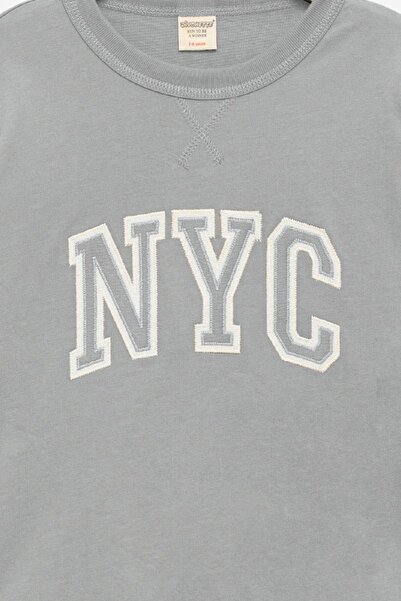 Divonette Αγορικό 100% βαμβακερό κεντημένο φούτερ - Παιδικά ρούχα