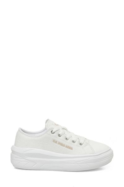 U.S. Polo Assn. Cleme Tex Jr 5Fx White Girl's Sneaker
