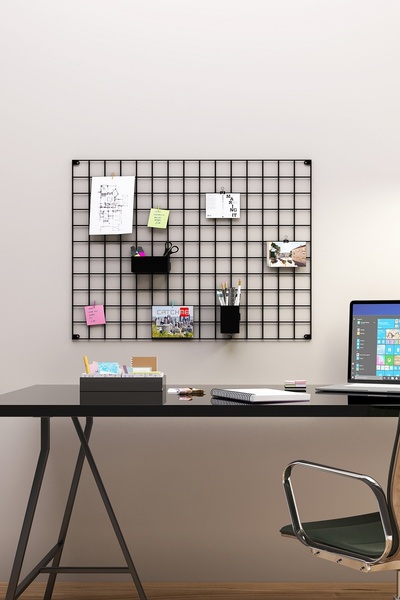 Roomie Home 60x80 Full Aksesuarlı Metal Pano Tel Pano Metal Fotoğraf Askısı