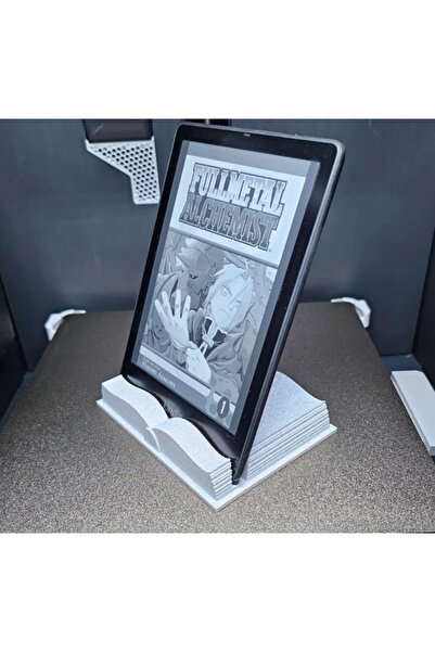 3DreaMaker Dekoratif Kitap Tutucu - Açık Kitap Şeklinde Kitap, Tablet Ve Tele...