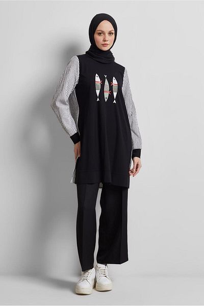 Alvina Printed Tracksuit Tunic 45468