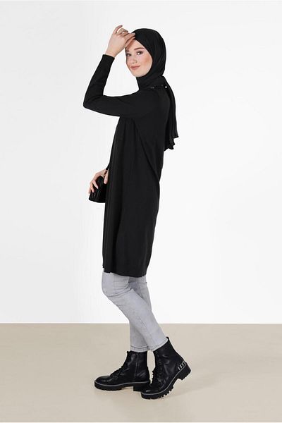 Alvina POCKET DETAIL BASIC KNITWEAR TUNIC 42003