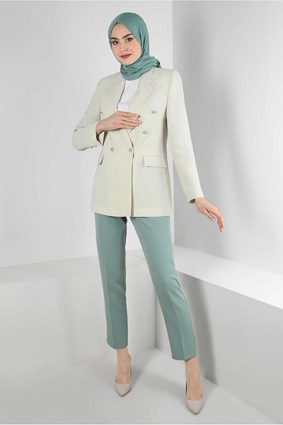 Alvina DOUBLE BUTTONED SLIM SLIM CLASSIC PANTS 70503