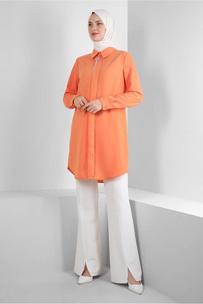 Alvina STONE DETAIL FLAT TUNIC 43816