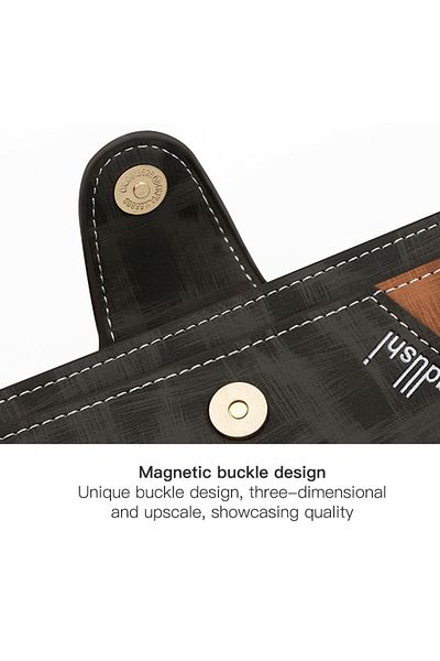 ETG Men's Multi-Functional Long Wallet ID Bag 19*10*2.5CM