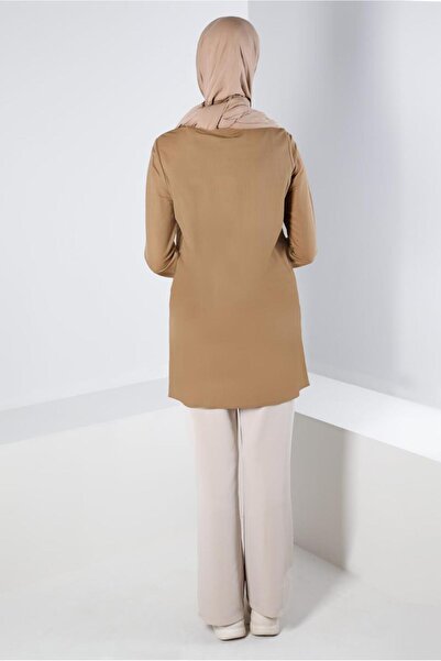 Alvina EYE DETAILED CUFFS RUBBER TUNIC 43618