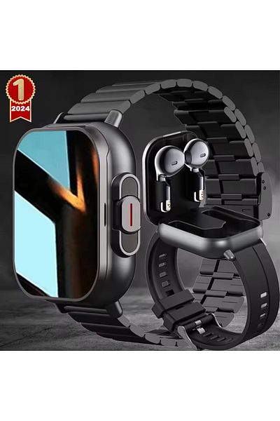 PENGAGAR Black New Gps Smart Watch Men Built-in Earphone Tracker Bluetooth Callweather Display