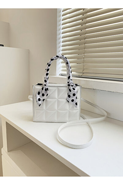 ETG Fashion Checkered Handbag Shoulder Messenger Bag Chain Bag