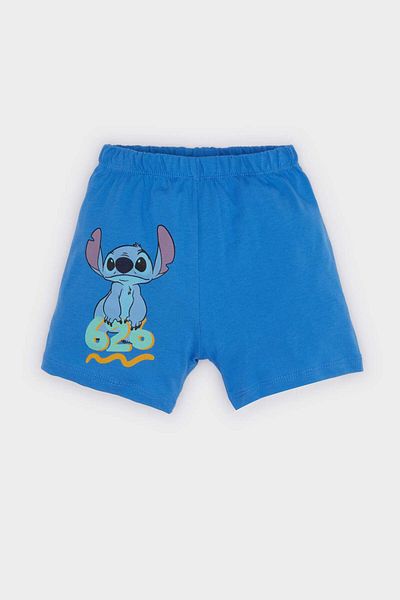 DeFacto Baby Boy Disney Lilo & Stitch 2-teiliges Set Kurzarm-T-Shirt Shorts mit elastischem Bund E7145a525sm