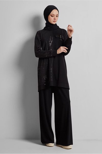 Alvina Bicycle Collar Tracksuit Tunic Model No: 45441