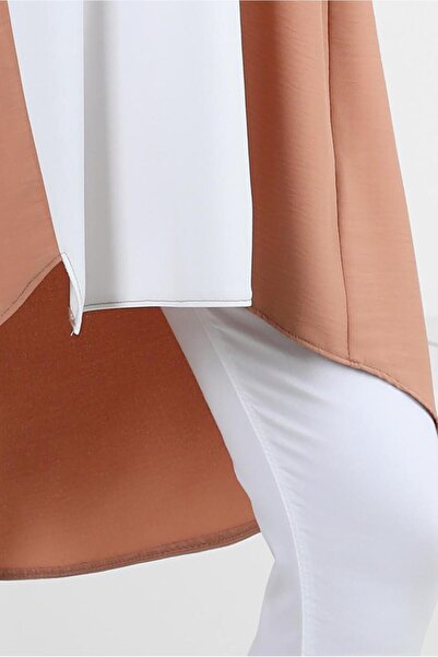 Alvina Two-Color Tunic with Elastic Cuffs 43914