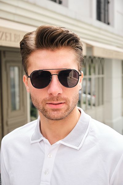 Monvago Mv 2552 Black Men's Sunglasses