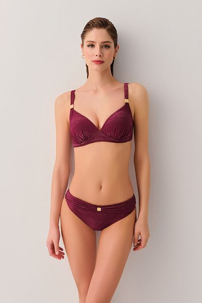 SUWEN Jenny Triangle Bikini Top with Accessories