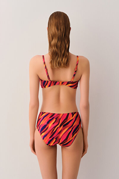 SUWEN Flame Yanı Drapeli Bikini Altı