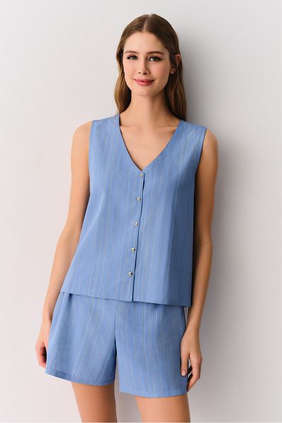 SUWEN Set pijama pantaloni scurți Alessia