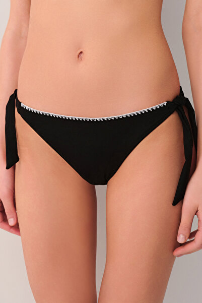 SUWEN Lisa Bağcıklı Kroşetalı Bikini Alt