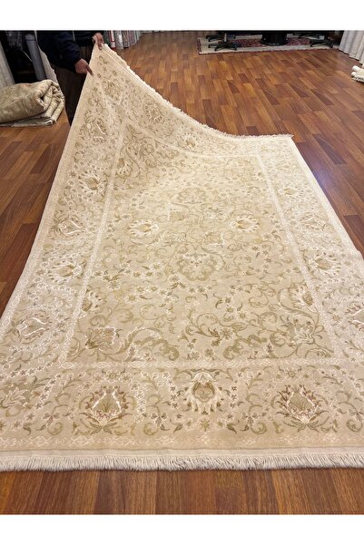 RD RAMAZAN DAĞ EL HALI SANATI El Dokuma İpekli Uşak Halısı Özel Dokuma Ebat 2...