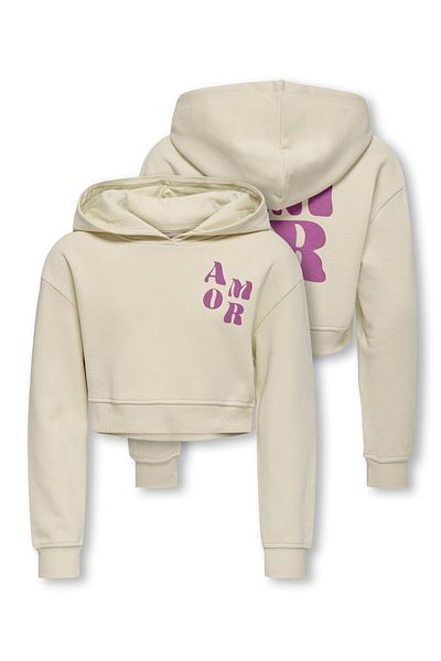 Kids Only Sweatshirt Normal geschnitten Rundhals Gerippte rmelbündchen Tief angesetzte Schulter Sweatshirt