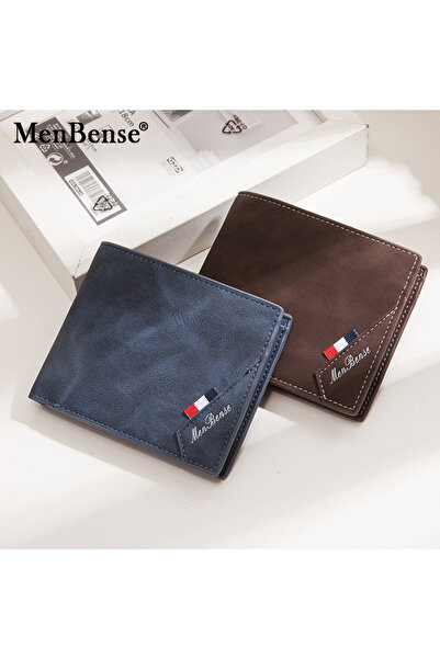 ETG Business Men's Wallet Short Wallet Card Holder Document Bag 12*9.5*1.5cm