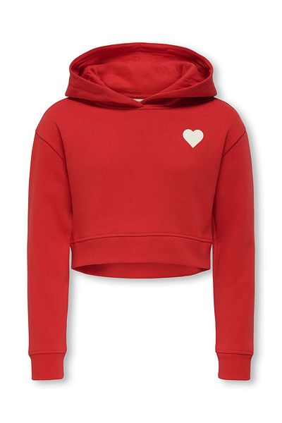 Kids Only Sweatshirt Normal geschnitten Rundhals Gerippte rmelbündchen Tief angesetzte Schulter Sweatshirt