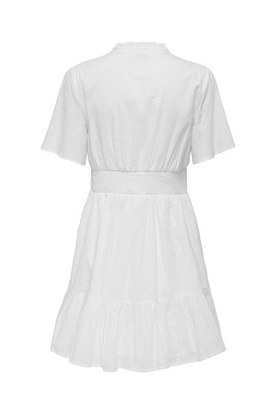 ONLY Kleid Normal geschnitten V-Ausschnitt Kurzes Kleid