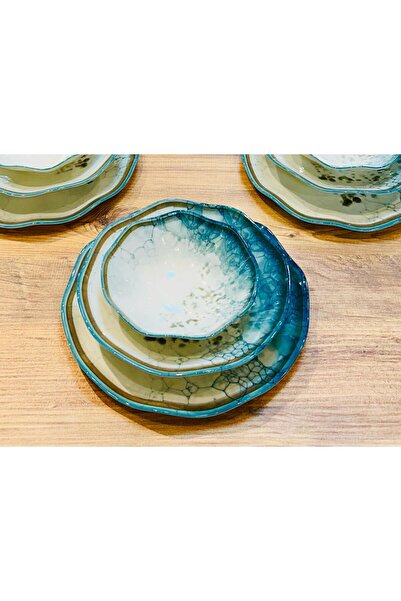 Güral Porselen Nesrin 18 Parça 6 Kişilik Yemek Takımı