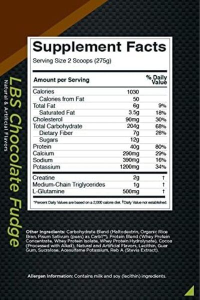 Rule 1 Rule1 R1 LBS Chocolate Fudge 12LB