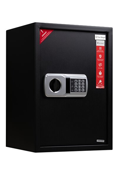 DAS SIEGEL Çelik Elektronik Şifreli Ve 2 Anahtarlı Para Değerli Eşya Ofis Ev Otel Kasası 50dsab
