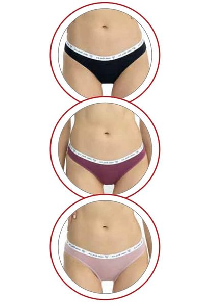 U.S. Polo Assn. U.S. Polo Assn. Women's Three-Pack Mixed Color Licensed Slip