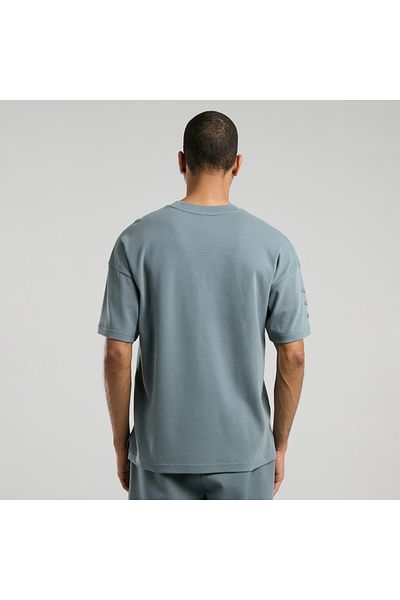 EVERLAST Ever Relaxed Oversize γκρι ανδρικό μπλουζάκι