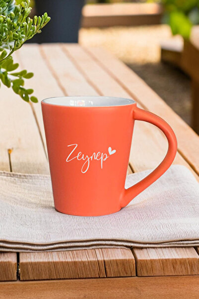 HEDİYEDİYE Kişiye Özel İsimli Latte Kupası