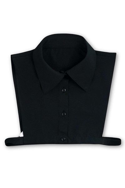 mirach Textile Schwarzes Damenhemd mit Kragen-Klassisches und modernes Design-Black - S-M