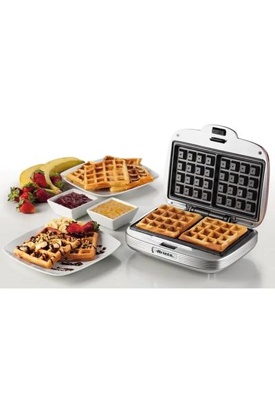 ARIETE Waffle Maker 1973WH/RED Ariete, non-stick plates, light indicator, White/Red