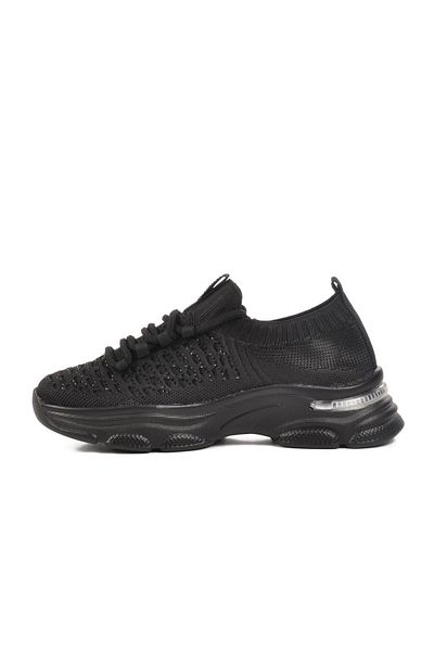 WALKWAY Black Knitwear Lightweight Women's Sports Shoes Lexa 130 g